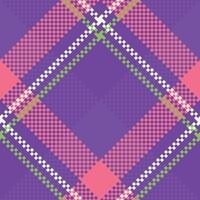 Scottish Tartan Pattern. Tartan Plaid Seamless Pattern. Template for Design Ornament. Seamless Fabric Texture. vector