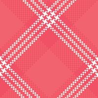 Scottish Tartan Seamless Pattern. Checker Pattern Seamless Tartan Illustration Set for Scarf, Blanket, Other Modern Spring Summer Autumn Winter Holiday Fabric Print. vector