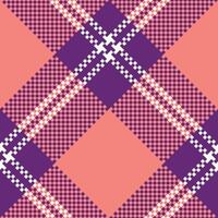 Scottish Tartan Seamless Pattern. Checker Pattern Template for Design Ornament. Seamless Fabric Texture. vector