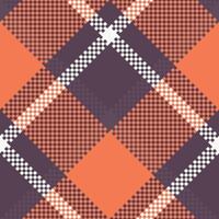 Scottish Tartan Seamless Pattern. Traditional Scottish Checkered Background. Template for Design Ornament. Seamless Fabric Texture. vector