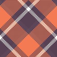 Scottish Tartan Seamless Pattern. Traditional Scottish Checkered Background. Template for Design Ornament. Seamless Fabric Texture. vector