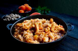 Buseca casserole, typical gastronomy of Lombardy photo