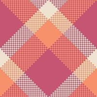 Tartan Plaid Pattern Seamless. Scottish Plaid, Template for Design Ornament. Seamless Fabric Texture. Illustration vector