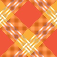Tartan Pattern Seamless. Sweet Checkerboard Pattern Traditional Scottish Woven Fabric. Lumberjack Shirt Flannel Textile. Pattern Tile Swatch Included. vector