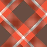 Tartan Pattern Seamless. Sweet Checkerboard Pattern Template for Design Ornament. Seamless Fabric Texture. vector