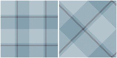 Plaids Pattern Seamless. Checker Pattern Seamless Tartan Illustration Set for Scarf, Blanket, Other Modern Spring Summer Autumn Winter Holiday Fabric Print. vector