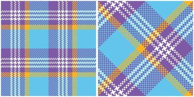 Plaids Pattern Seamless. Scottish Plaid, Template for Design Ornament. Seamless Fabric Texture. vector