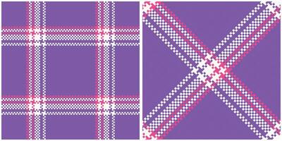 Plaids Pattern Seamless. Scottish Tartan Pattern Traditional Scottish Woven Fabric. Lumberjack Shirt Flannel Textile. Pattern Tile Swatch Included. vector