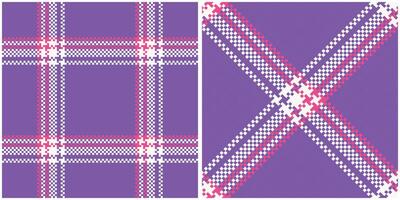 Plaids Pattern Seamless. Scottish Tartan Pattern Traditional Scottish Woven Fabric. Lumberjack Shirt Flannel Textile. Pattern Tile Swatch Included. vector