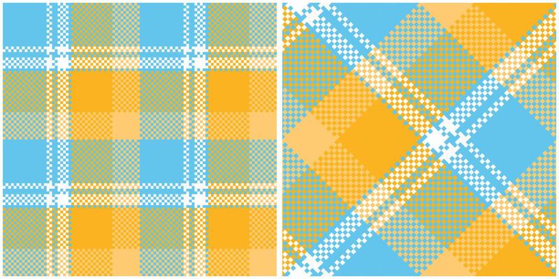Plaids Pattern Seamless. Classic Plaid Tartan Traditional Scottish Woven Fabric. Lumberjack Shirt Flannel Textile. Pattern Tile Swatch Included.