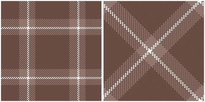 Plaid Pattern Seamless. Checkerboard Pattern Template for Design Ornament. Seamless Fabric Texture. vector