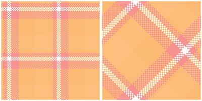 Plaid Pattern Seamless. Checker Pattern Template for Design Ornament. Seamless Fabric Texture. vector