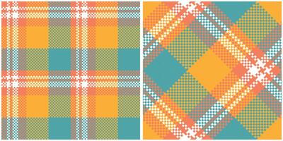 Plaid Pattern Seamless. Gingham Patterns Flannel Shirt Tartan Patterns. Trendy Tiles for Wallpapers. vector