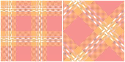 Plaids Pattern Seamless. Abstract Check Plaid Pattern Seamless. Tartan Illustration Set for Scarf, Blanket, Other Modern Spring Summer Autumn Winter Holiday Fabric Print. vector