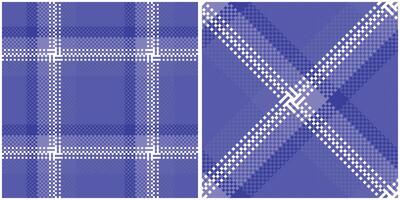 Plaid Pattern Seamless. Classic Scottish Tartan Design. Template for Design Ornament. Seamless Fabric Texture. vector