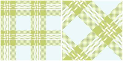 Plaid Patterns Seamless. Checker Pattern Template for Design Ornament. Seamless Fabric Texture. vector