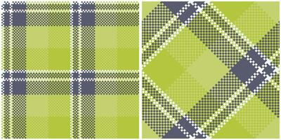 Plaid Patterns Seamless. Checkerboard Pattern Template for Design Ornament. Seamless Fabric Texture. vector