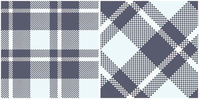 Plaid Patterns Seamless. Checker Pattern Seamless Tartan Illustration Set for Scarf, Blanket, Other Modern Spring Summer Autumn Winter Holiday Fabric Print. vector