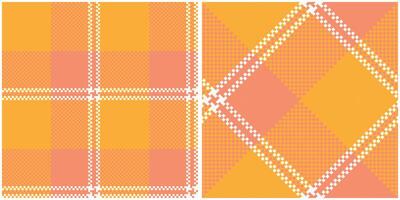 Tartan Pattern Seamless. Sweet Checker Pattern Template for Design Ornament. Seamless Fabric Texture. vector