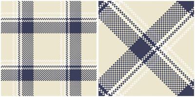 Plaid Patterns Seamless. Gingham Patterns Traditional Scottish Woven Fabric. Lumberjack Shirt Flannel Textile. Pattern Tile Swatch Included. vector