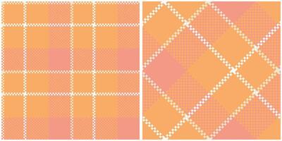 Plaid Patterns Seamless. Gingham Patterns Seamless Tartan Illustration Set for Scarf, Blanket, Other Modern Spring Summer Autumn Winter Holiday Fabric Print. vector