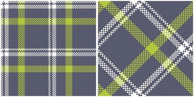 Plaid Patterns Seamless. Checkerboard Pattern Traditional Scottish Woven Fabric. Lumberjack Shirt Flannel Textile. Pattern Tile Swatch Included. vector