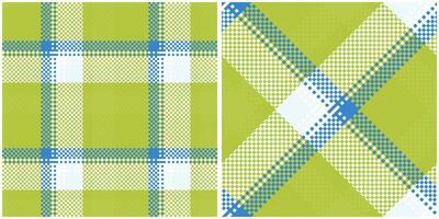 Plaid Patterns Seamless. Checkerboard Pattern Seamless Tartan Illustration Set for Scarf, Blanket, Other Modern Spring Summer Autumn Winter Holiday Fabric Print. vector