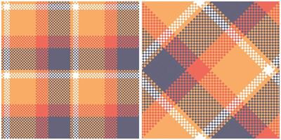 Plaid Patterns Seamless. Classic Plaid Tartan Template for Design Ornament. Seamless Fabric Texture. vector