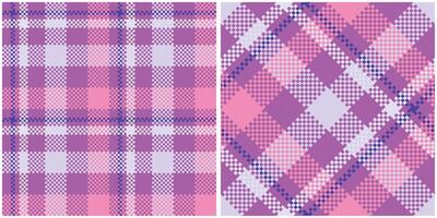 Plaid Patterns Seamless. Classic Scottish Tartan Design. Traditional Scottish Woven Fabric. Lumberjack Shirt Flannel Textile. Pattern Tile Swatch Included. vector