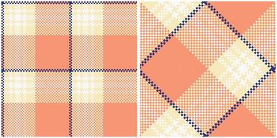 Scottish Tartan Pattern. Plaids Pattern Seamless Template for Design Ornament. Seamless Fabric Texture. vector