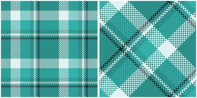 Tartan Pattern Seamless. Pastel Gingham Patterns Flannel Shirt Tartan Patterns. Trendy Tiles for Wallpapers. vector