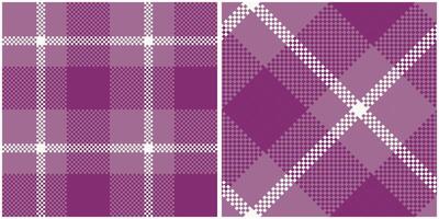 Scottish Tartan Pattern. Checker Pattern Seamless Tartan Illustration Set for Scarf, Blanket, Other Modern Spring Summer Autumn Winter Holiday Fabric Print. vector