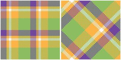 Scottish Tartan Pattern. Classic Plaid Tartan for Scarf, Dress, Skirt, Other Modern Spring Autumn Winter Fashion Textile Design. vector