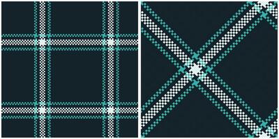 Tartan Pattern Seamless. Pastel Scottish Tartan Pattern Seamless. Tartan Illustration Set for Scarf, Blanket, Other Modern Spring Summer Autumn Winter Holiday Fabric Print. vector