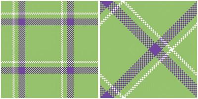 Scottish Tartan Pattern. Scottish Plaid, Seamless Tartan Illustration Set for Scarf, Blanket, Other Modern Spring Summer Autumn Winter Holiday Fabric Print. vector