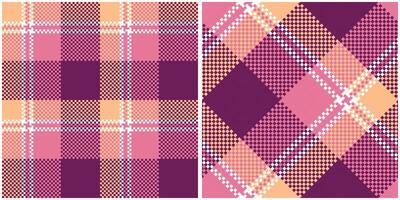 Scottish Tartan Pattern. Abstract Check Plaid Pattern Traditional Scottish Woven Fabric. Lumberjack Shirt Flannel Textile. Pattern Tile Swatch Included. vector