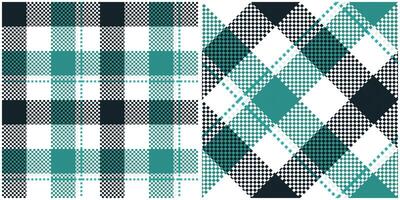 Tartan Pattern Seamless. Pastel Classic Plaid Tartan Traditional Pastel Scottish Woven Fabric. Lumberjack Shirt Flannel Textile. Pattern Tile Swatch Included. vector