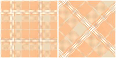 Scottish Tartan Seamless Pattern. Plaid Patterns Seamless Seamless Tartan Illustration Set for Scarf, Blanket, Other Modern Spring Summer Autumn Winter Holiday Fabric Print. vector