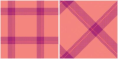 Scottish Tartan Seamless Pattern. Gingham Patterns Seamless Tartan Illustration Set for Scarf, Blanket, Other Modern Spring Summer Autumn Winter Holiday Fabric Print. vector