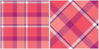 Scottish Tartan Seamless Pattern. Checkerboard Pattern Template for Design Ornament. Seamless Fabric Texture. vector