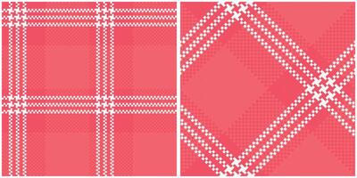 Scottish Tartan Seamless Pattern. Checker Pattern Seamless Tartan Illustration Set for Scarf, Blanket, Other Modern Spring Summer Autumn Winter Holiday Fabric Print. vector