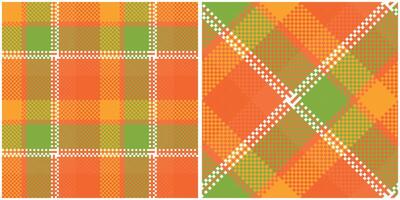 Scottish Tartan Seamless Pattern. Classic Plaid Tartan Flannel Shirt Tartan Patterns. Trendy Tiles for Wallpapers. vector