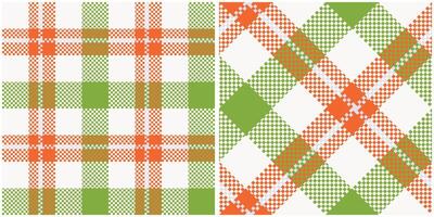 Scottish Tartan Seamless Pattern. Traditional Scottish Checkered Background. Traditional Scottish Woven Fabric. Lumberjack Shirt Flannel Textile. Pattern Tile Swatch Included. vector