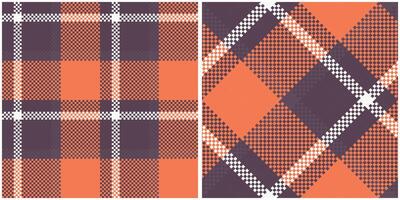 Scottish Tartan Seamless Pattern. Traditional Scottish Checkered Background. Template for Design Ornament. Seamless Fabric Texture. vector