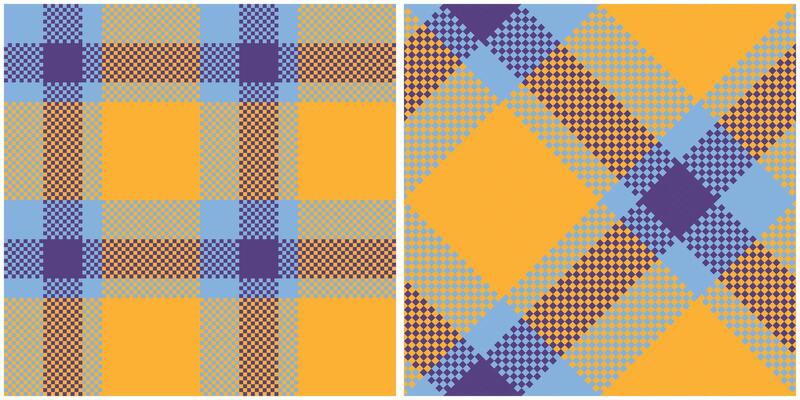 Tartan Plaid Seamless Pattern. Checker Pattern. Traditional Scottish Woven Fabric. Lumberjack Shirt Flannel Textile. Pattern Tile Swatch Included.
