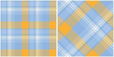 Tartan Plaid Seamless Pattern. Tartan Seamless Pattern. Traditional Scottish Woven Fabric. Lumberjack Shirt Flannel Textile. Pattern Tile Swatch Included. vector