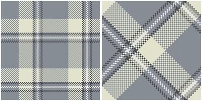 Tartan Pattern Seamless. Tartan Plaid Seamless Pattern. Seamless Tartan Illustration Set for Scarf, Blanket, Other Modern Spring Summer Autumn Winter Holiday Fabric Print. vector