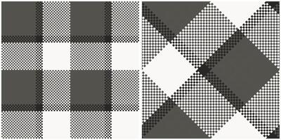 Classic Scottish Tartan Design. Checkerboard Pattern. Traditional Scottish Woven Fabric. Lumberjack Shirt Flannel Textile. Pattern Tile Swatch Included. vector