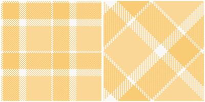 Classic Scottish Tartan Design. Scottish Plaid, Seamless Tartan Illustration Set for Scarf, Blanket, Other Modern Spring Summer Autumn Winter Holiday Fabric Print. vector