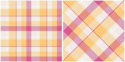 Tartan Plaid Seamless Pattern. Plaids Pattern Seamless. Traditional Scottish Woven Fabric. Lumberjack Shirt Flannel Textile. Pattern Tile Swatch Included. vector